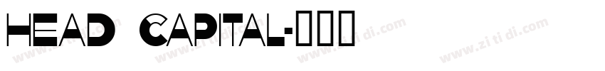 HEAD CAPITAL字体转换